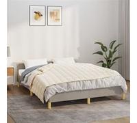 vidaXL Couverture lestée Crème Clair 122x183 cm 5 kg Tissu, Couverture, Couverture Couette, Couverture apaisante, literie