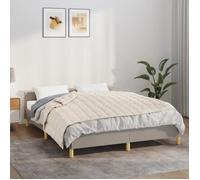 vidaXL Couverture lestée Crème clair 138x200 cm 6 kg Tissu