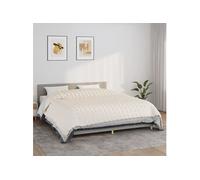 Couverture Lestée Literie Couette Housse Lit Adulte Chambre Maison Tissu vidaXL