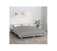 vidaXL Couverture lestée Gris 200 x 220 cm 9 kg Tissu