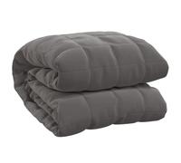 vidaXL Couverture lestée Tissu 220 x 260 cm 15 kg Gris