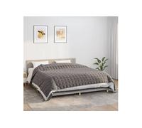 Couverture lestée Gris 235x290 cm 11 kg Tissu