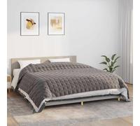 Couverture Lestée Literie Couette Housse Lit Adulte Chambre Maison Tissu vidaXL