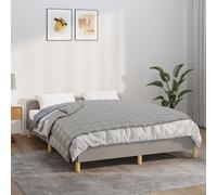 vidaXL Couverture lestée Gris 220x260 cm 15 kg Tissu
