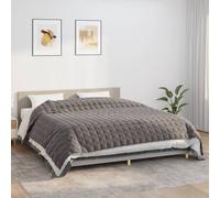 Couverture Lestée Literie Couette Housse Lit Adulte Chambre Maison Tissu vidaXL