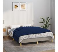 vidaXL Couverture lestée apaisante pour l'anxiété Bleu 220x235 cm 15 kg Tissu
