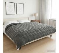 Couverture Lestée Literie Couette Housse Lit Adulte Chambre Maison Tissu vidaXL