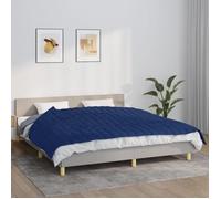 Couverture lestée Bleu 155x220 cm 11 kg Tissu350741