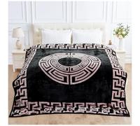 Couverture Lourde de Luxe 7 kg - Couverture de lit réversible en Polaire Sherpa, Double épaisseur, soulagement de l'anxiété - Couverture lestée en Polyester pour Adulte (200 x 240 cm)