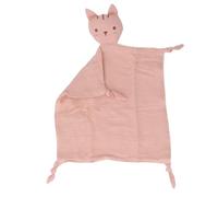 Couverture Lovey pour poupée de chat de dessin animé neutre, doudou en coton, couverture apaisante pour stimuler les sens pour le développement de l'enfant