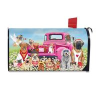 Couverture magn tique pour bo te aux lettres Briarwood Lane Joyeuse Saint-Valentin avec chiens, humour et amour des chiots, standard