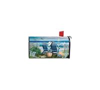 Couverture magn tique pour bo te aux lettres d' t Briarwood Lane Seaside Escape, style nautique standard