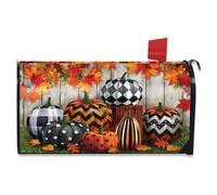 Couverture magn tique pour bo te aux lettres d'automne motifs de citrouilles et feuilles d'automne de Briarwood Lane, standard