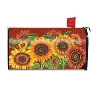 Couverture magn tique pour bo te aux lettres, motif tournesols color s, motif automne, Briarwood Lane, bienvenue l'automne !