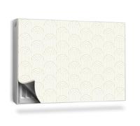 Couverture Magnétique 90x60 cm Tapis Design pour Radiateurs Protège et Décore Facile à Installer Cache Radiateur Anti-poussière - Motif géométrique Lumineux dans Le Style Artdéco