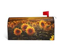 Couverture magnétique de boîte aux lettres de taille standard 53,3 x 45,7 cm - Couverture décorative imperméable pour boîte aux lettres personnalisée pour décoration de jardin et d'extérieur