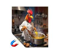 Couverture magnétique pour lave-vaisselle - 66 x 58,4 cm - Autocollant rustique en bois de style rustique pour appareils électroménagers, décoration de cuisine réutilisable et imperméable pour la