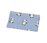 Couverture maille en coton - chao chao bleu 80X100