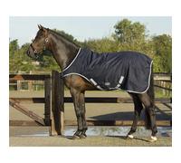 Couverture marcheur pour cheval imperméable QHP 200 g Bleu 145 cm (Longueur totale: 195 cm)