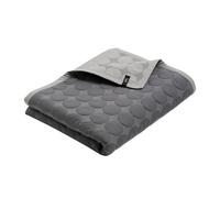 HAY Couverture Mega Dot 260x260cm gris foncé rembourrage polyester