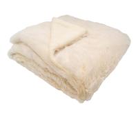 Couverture microdoux snow crème (75 x 100 cm)