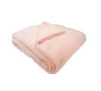 Domiva Couverture Snow doublée Microdou Lait Fraise 75 x 100 cm 1 unité