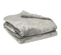 Couverture Microflanelle Grise 100% polyester 280g 180x220