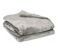 Couverture Microflanelle Grise 100% polyester 280g 240x220 Perle