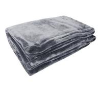Generique Couverture Poyet Motte 240 x 220 cm Gris foncé / Vert