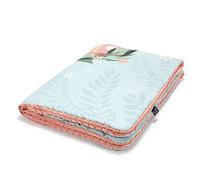 COUVERTURE MINKY CHAUDE LA MILLOU - L - PONY IS MY LOVE - PAPAYA