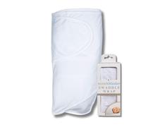 Couverture Miracle Emmaillotage Unisexe pour Nouveau-né Garçon ou Fille Bébé 0-3 Mois, Blanc