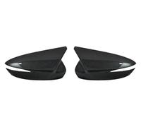 couverture miroir Pour Mazda Pour CX-5 CX-3 CX-4 2015-2019 Couvercle Rétroviseur Latéral Fibre Carbone Garniture Klaxon Porte Extérieure Voiture Autocollant(Carbon)
