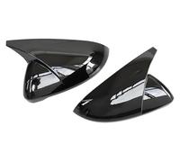 couverture miroir Pour VW Pour Golf 7/7.5 Pour Lamando 2015-2018 1 Paire Coques Rétroviseur Latéral Garniture Boîtier Porte Autocollant(Glossy Black)