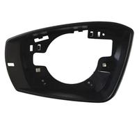 couverture miroir Pour VW Pour Polo 2014-2018 Couvercle Rétroviseur Latéral Boîtier Voiture Cadre En Verre Brillant Support Contour(Left)