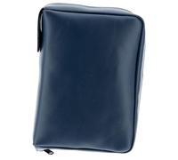 Couverture Missel Quotidien Dehoniane cuir véritable bleu