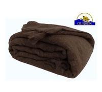 Couverture mohair ourson 320g chocolat 240x260 G