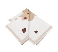 Couverture Multifonctionnelle pour bébé, Excellent Matériau en Coton, Conception Tricotée épaisse, Motif de Dessin animé, Large Application, Douce et Respirante