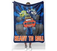 Couverture Nickelodeon Blaze et les Monster Machines - Dimensions : 40 x 50 cm, polaire ultra douce et l g re pour enfants