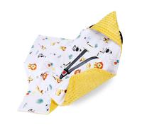 Couverture nid d'ange bébé 90x90 cm Safari - Chanceliere enveloppante poussette cosy siege auto Toute l'année