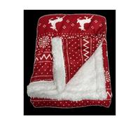 Couverture noël sherpa Noël pour chien et chat - tout doux