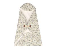 Couverture Nomade À Capuche En Coton Matelassé Blanc