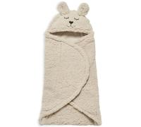 Jollein Couverture Bunny Wrap, 100 cm Longueur x 105 cm Largeur, Nougat