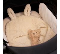 Couverture nomade Miffy Jacquard Teddy Sand