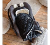 Couverture Nomade Pour Bébé Recy Black-cream Noir, Crème TU