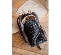 Couverture Nomade Pour Bébé Recy Black-cream Noir, Marron Clair TU