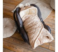 Couverture nomade pour bébé Recy sand-cream
