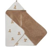 Couverture nomade teddy bear blanc, marron clair TU