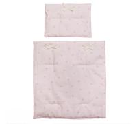 Couverture-oreiller poupée stars rose