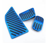 Couverture Pad Pédale Frein à L'embrayage Pour Toyota Pour Corolla Pour E210 2019 2020-2025 Repose-pieds Frein D'accélérateur Voiture Hybride Coussinets Couverture Pédales(AT 3pcs Blue)