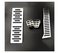 Couverture Pad Pédale pour Audi pour A3 8P 2005 2006 2007 2008 2009 2010 2011 2012 2013 pour A1 2004 2005 2006-2012 Accessoires Voiture Couvercle Pédale Frein Gaz Repose-Pied(Style 4 MT 4pcs)